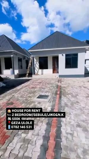 Nyumba ya vyumba viwili inapangishwa Kigamboni Geza Ulole, Dar Es Salaam Nyumba ya vyumba viwili inapangishwa Kigamboni Geza Ulole, Dar Es Salaam