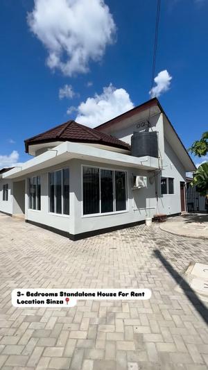 Nyumba ya vyumba vitatu inapangishwa Sinza, Dar Es Salaam