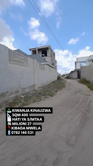 Residential Plot for Sale in Kigamboni Kibada, Dar Es Salaam (400 sqm) Residential Plot for Sale in Kigamboni Kibada, Dar Es Salaam (400 sqm)
