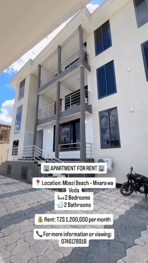 2 Bedrooms Apartment for Rent in Mbezi Beach, Dar Es Salaam 2 Bedrooms Apartment for Rent in Mbezi Beach, Dar Es Salaam
