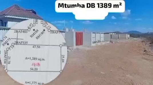 Kiwanja (Residential/Commercial) kinauzwa Mtumba Mji Wa Serikali, Dodoma (1389 sqm) Kiwanja (Residential/Commercial) kinauzwa Mtumba Mji Wa Serikali, Dodoma (1389 sqm)
