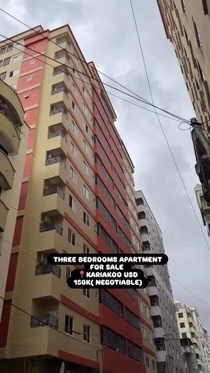 3 Bedrooms Apartment for Sale in Kariakoo, Dar Es Salaam (128 sqm)
