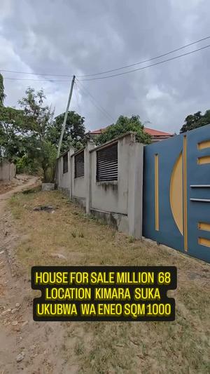 Nyumba ya vyumba vitatu inauzwa Kimara Suka Golani, Dar Es Salaam (1000 sqm) Nyumba ya vyumba vitatu inauzwa Kimara Suka Golani, Dar Es Salaam (1000 sqm)