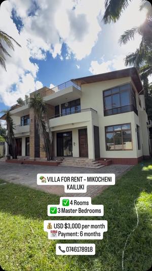 4 Bedrooms Villa for Rent in Mikocheni Kailuki, Dar Es Salaam 4 Bedrooms Villa for Rent in Mikocheni Kailuki, Dar Es Salaam