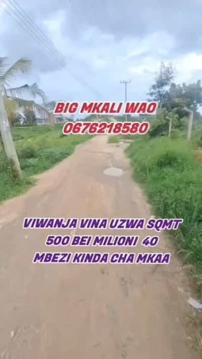 Kiwanja kinauzwa Mbezi Kibanda cha Mkaa, Dar Es Salaam (500 sqm)