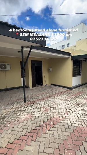 Nyumba (Furnished) ya vyumba vinne inapangishwa Msasani, Dar Es Salaam