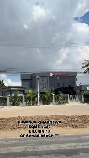 Kiwanja kinauzwa Bahar Beach, Dar Es Salaam sqm 4387