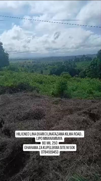 Kiwanja kinauzwa Mkuranga, Pwani Kiwanja kinauzwa Mkuranga, Pwani