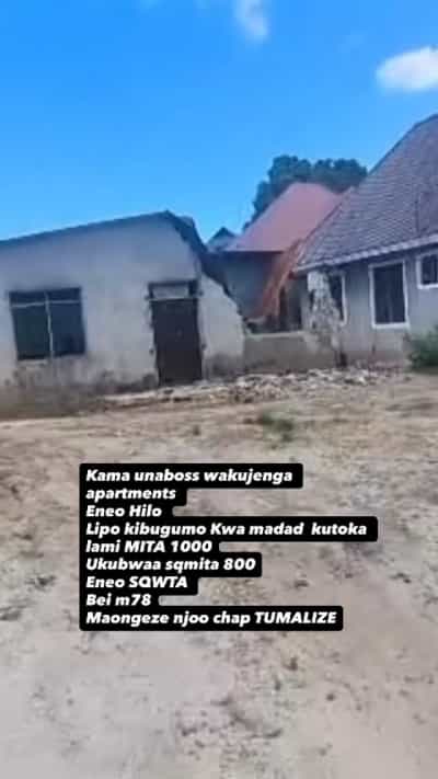 Kiwanja kinauzwa Kibugumo Kwa Madad, Dar Es Salaam (800 sqm) Kiwanja kinauzwa Kibugumo Kwa Madad, Dar Es Salaam (800 sqm)