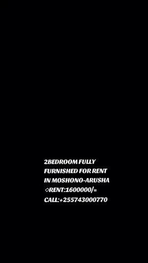 Nyumba (Furnished) ya vyumba viwili inapangishwa Moshono, Arusha Nyumba (Furnished) ya vyumba viwili inapangishwa Moshono, Arusha