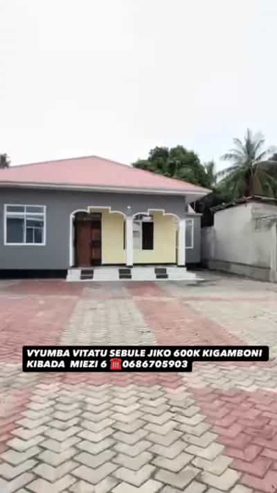 Nyumba ya vyumba vitatu inapangishwa Kibada, Dar Es Salaam