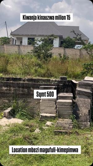 Kiwanja kinauzwa Mbezi Magufuli, Dar Es Salaam sqm 400 Kiwanja kinauzwa Mbezi Magufuli, Dar Es Salaam sqm 400