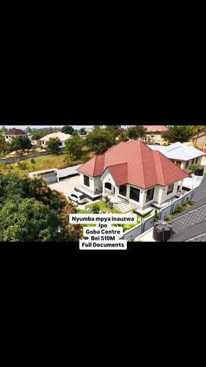 Nyumba ya vyumba vinne inauzwa Goba Center, Dar Es Salaam