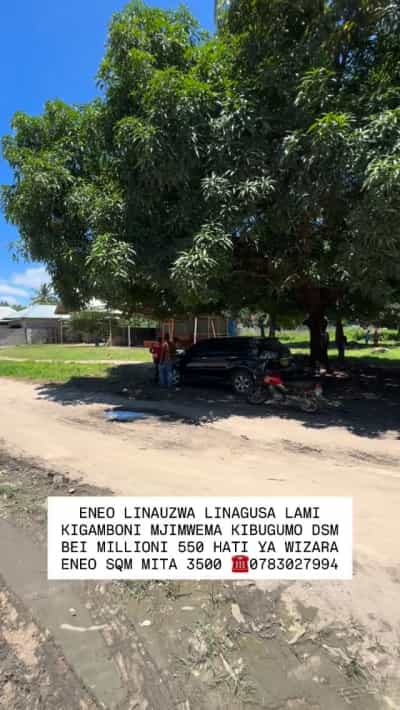 Kiwanja kinauzwa Kigamboni Mjimwema Kibugumo, Dar Es Salaam (3500 sqm)