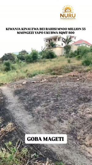 Kiwanja kinauzwa Goba Mageti, Dar Es Salaam (500 sqm) Kiwanja kinauzwa Goba Mageti, Dar Es Salaam (500 sqm)