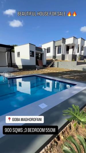 Nyumba ya vyumba vitatu inauzwa Goba Maghorofani, Dar Es Salaam (900 sqm) Nyumba ya vyumba vitatu inauzwa Goba Maghorofani, Dar Es Salaam (900 sqm)