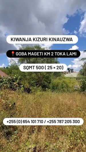 Plot for sale in Kimara, Dar Es Salaam Plot for sale in Kimara, Dar Es Salaam