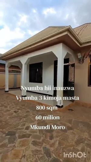 3 Bedrooms House for Sale in Mkundi, Morogoro (800 sqm)