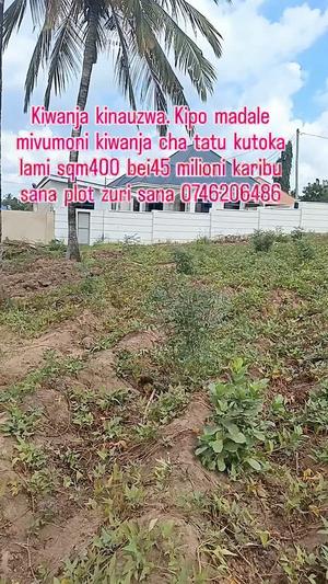 Plot for sale in Madale Mivumoni, Dar Es Salaam sqm 400 Plot for sale in Madale Mivumoni, Dar Es Salaam sqm 400