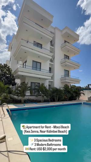 3 Bedrooms Apartment for Rent in Mbezi Beach, Dar Es Salaam