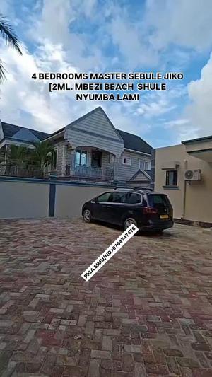 Nyumba ya vyumba vinne inapangishwa Mbezi Beach, Dar Es Salaam