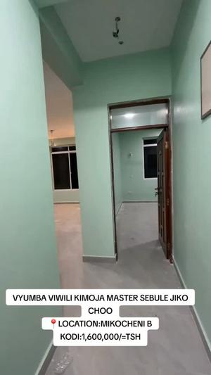 Nyumba ya vyumba viwili inapangishwa Mikocheni B, Dar Es Salaam