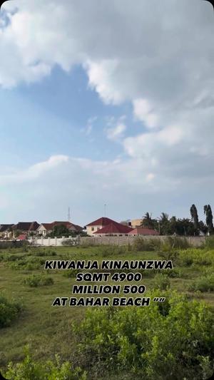 Kiwanja kinauzwa Bahari Beach, Dar Es Salaam sqm 4900