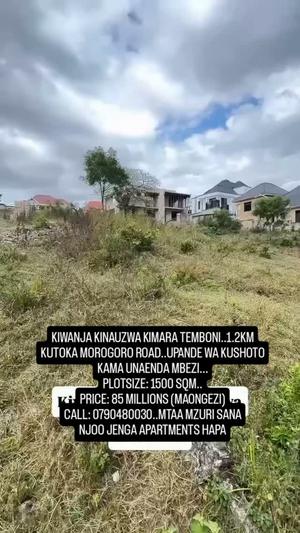 Residential Plot for Sale in Kimara Temboni, Dar Es Salaam (1500 sqm)