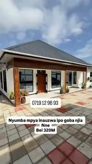 Nyumba ya vyumba vinne inauzwa Goba Mageti, Dar Es Salaam (500 sqm)