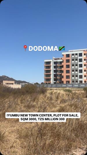 Kiwanja kinauzwa Iyumbu New Town Center, Dodoma sqm 3000 Kiwanja kinauzwa Iyumbu New Town Center, Dodoma sqm 3000