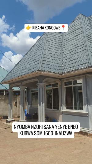 Nyumba ya vyumba vitatu inauzwa Kibaha Kongowe, Pwani (1600 sqm)