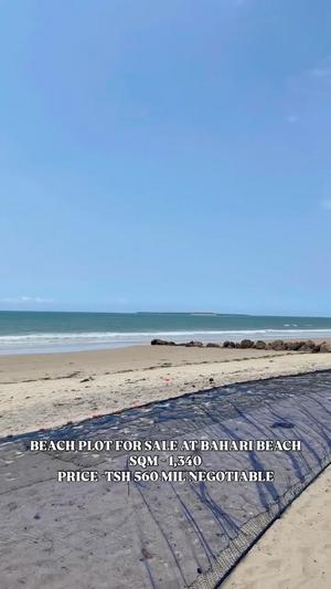 Beach Plot for Sale in Bahari Beach, Dar Es Salaam (1340 sqm) Beach Plot for Sale in Bahari Beach, Dar Es Salaam (1340 sqm)