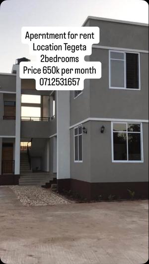 2 Bedrooms Apartment for Rent in Tegeta, Dar Es Salaam