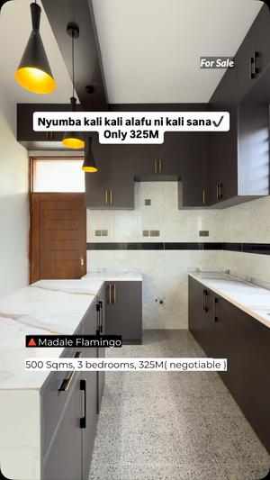 Nyumba ya vyumba vitatu inauzwa Madale Flamingo, Dar Es Salaam (500 sqm)