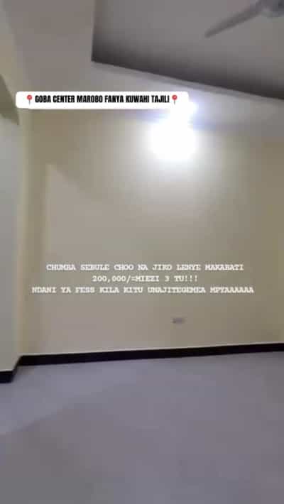 1 Bedroom House for Rent in Goba Center Marobo, Dar Es Salaam