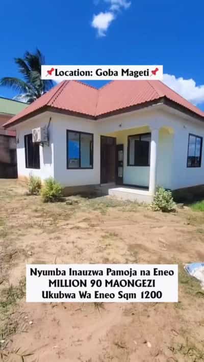 Nyumba inauzwa Goba Mageti, Dar Es Salaam (1200 sqm)