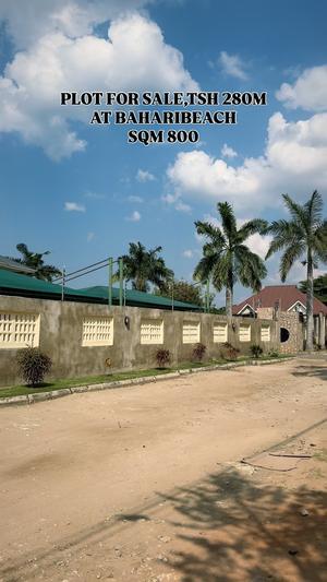 Plot for sale in Baharibeach, Dar Es Salaam sqm 800 Plot for sale in Baharibeach, Dar Es Salaam sqm 800