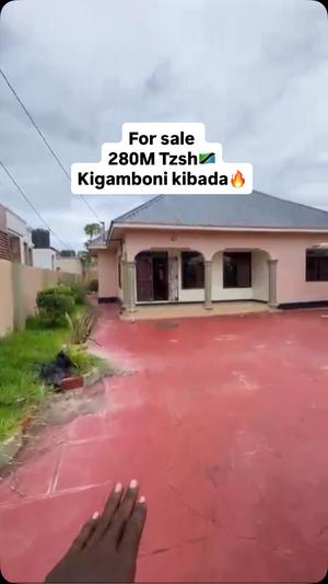 Nyumba ya vyumba vitatu inauzwa Kigamboni, Dar Es Salaam (800 sqm)