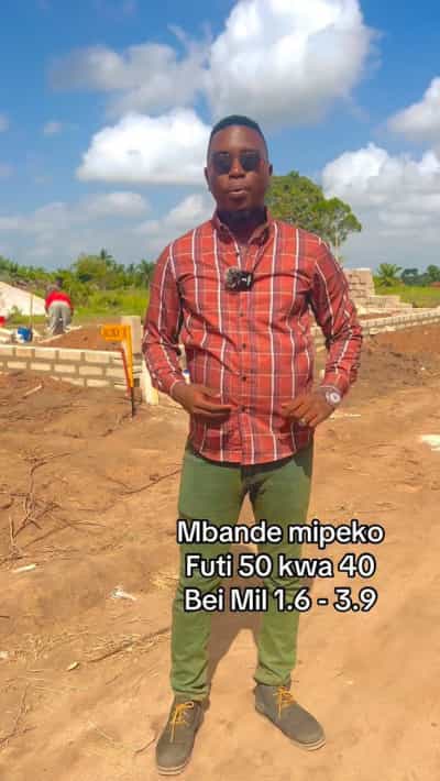 Viwanja vinauzwa Mbande Mipeko, Dar Es Salaam (18.58 sqm)