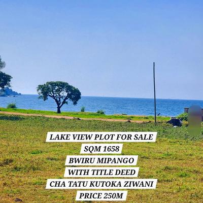 Kiwanja kinauzwa Bwiru, Mwanza (1658 sqm)