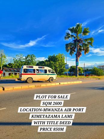 Residential Plot for Sale in Airport Road, Mwanza (2600 sqm) Residential Plot for Sale in Airport Road, Mwanza (2600 sqm)