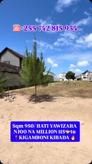 Kiwanja kinauzwa Kibada, Dar Es Salaam (950 sqm)
