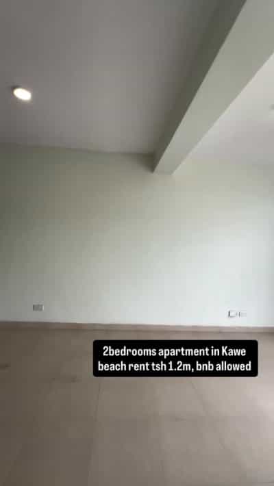 Apartment ya vyumba viwili inapangishwa Kawe Beach, Dar Es Salaam