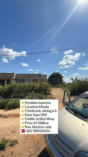Nyumba ya vyumba vitatu inauzwa Kibada, Dar Es Salaam (1100 sqm) Nyumba ya vyumba vitatu inauzwa Kibada, Dar Es Salaam (1100 sqm)