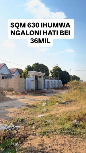 Plot for sale in Ihumwa Ngalonii, Dodoma sqm 630 Plot for sale in Ihumwa Ngalonii, Dodoma sqm 630