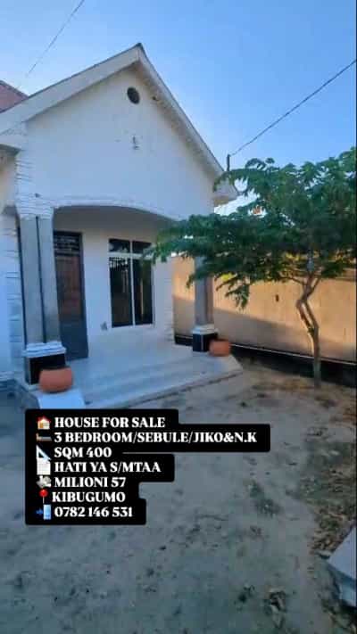 Nyumba ya vyumba vitatu inauzwa Kigamboni – Kibugumo, Dar Es Salaam (400 sqm)