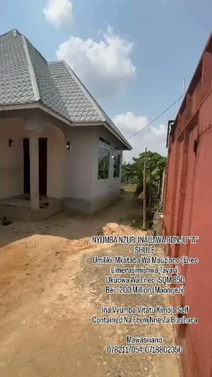 Nyumba ya vyumba vitatu inauzwa Bunju A, Dar Es Salaam (850 sqm) Nyumba ya vyumba vitatu inauzwa Bunju A, Dar Es Salaam (850 sqm)