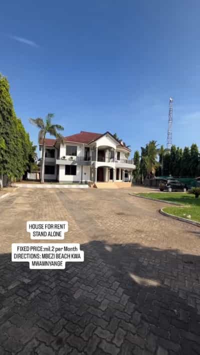 Nyumba ya vyumba 7 inapangishwa Mbezi Beach Kwa Mwamnyange, Dar Es Salaam