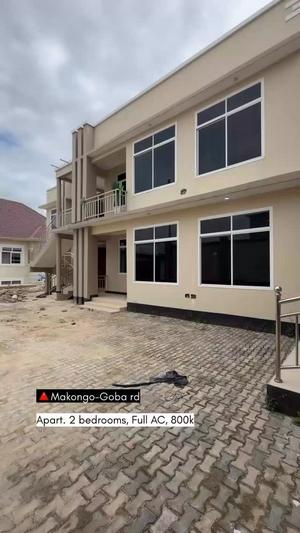Apartment ya vyumba viwili inapangishwa Makongo Goba Road, Dar Es Salaam