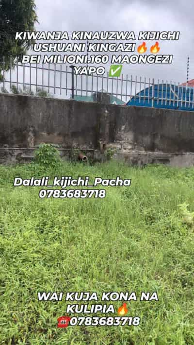 Kiwanja kinauzwa Kijichi Ushuarini Kingazi, Dar Es Salaam